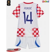 Chorwacja Ivan Perisic #14 Koszulka Podstawowa dzieci MŚ 2026 Krótki Rękaw (+ krótkie spodenki)